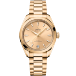 Omega Seamaster Aqua Terra Shades 34 mm Yellow Dial Moonshine™ 18k Yellow Gold Bracelet 220.50.34.20.08.001