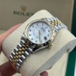 Rolex Datejust m278343 31mm White Mother-of-Pearl Dial Yellow Rolesor Jubilee Watch - Image 7