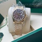 Rolex Datejust m278278-0038 Black Mother-of-Pearl 31mm Dial President Bracelet Watch - Image 8