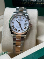 Rolex Datejust m278271-0001/0002 White 31mm Dial Oyster Bracelet Watch - Image 9