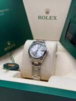 Rolex Lady-Datejust 28mm  m279160 Oyster Perpetual Silver Dial Oyster Bracelet - Image 5