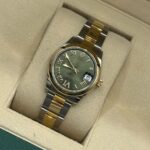 Rolex Datejust m278243-0015/0016 31mm Olive Green Dial Yellow Rolesor Oyster Watch - Image 5