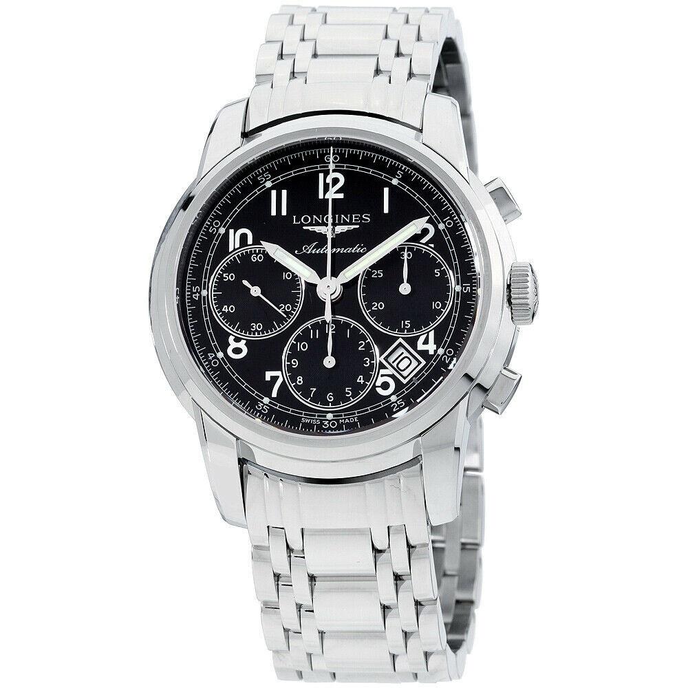 ED7C7F29-3190-A691-3A5F-C3D15D4A8277.jpg Longines Men's L2.752.4.53.6 Saint-Imier Collection Chronograph Stainless Steel Watch - Image 1