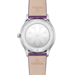 Omega De Ville Trésor quartz purple dial purple leather strap 36mm 428.18.36.60.10.003 - Image 2
