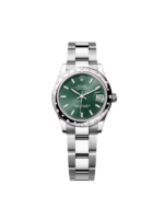 Rolex Datejust m278344-0019/0020 Mint Green Dial 31mm Domed Diamond Oyster Watch - Image 2