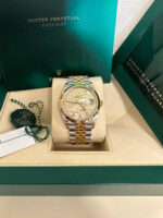 Rolex  Datejust 36mm 126233 Champagne Palm Motif Diamond Dial and Jubilee Bracelet Watch - Image 10
