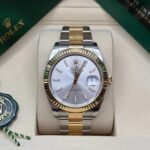 Rolex  Datejust 41mm 126333 Silver Index Oyster Steel and Yellow Gold Mens Watch - Image 4