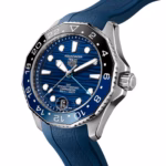 TAG Heuer Aquaracer Professional 300 GMT 42mm Mens Watch Blue Rubber WBP5114.FT6259 - Image 2
