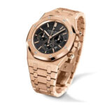 Audemars Piguet Royal Oak Chronograph 41MM Rose Gold Bracelet – Black Dial - Image 2