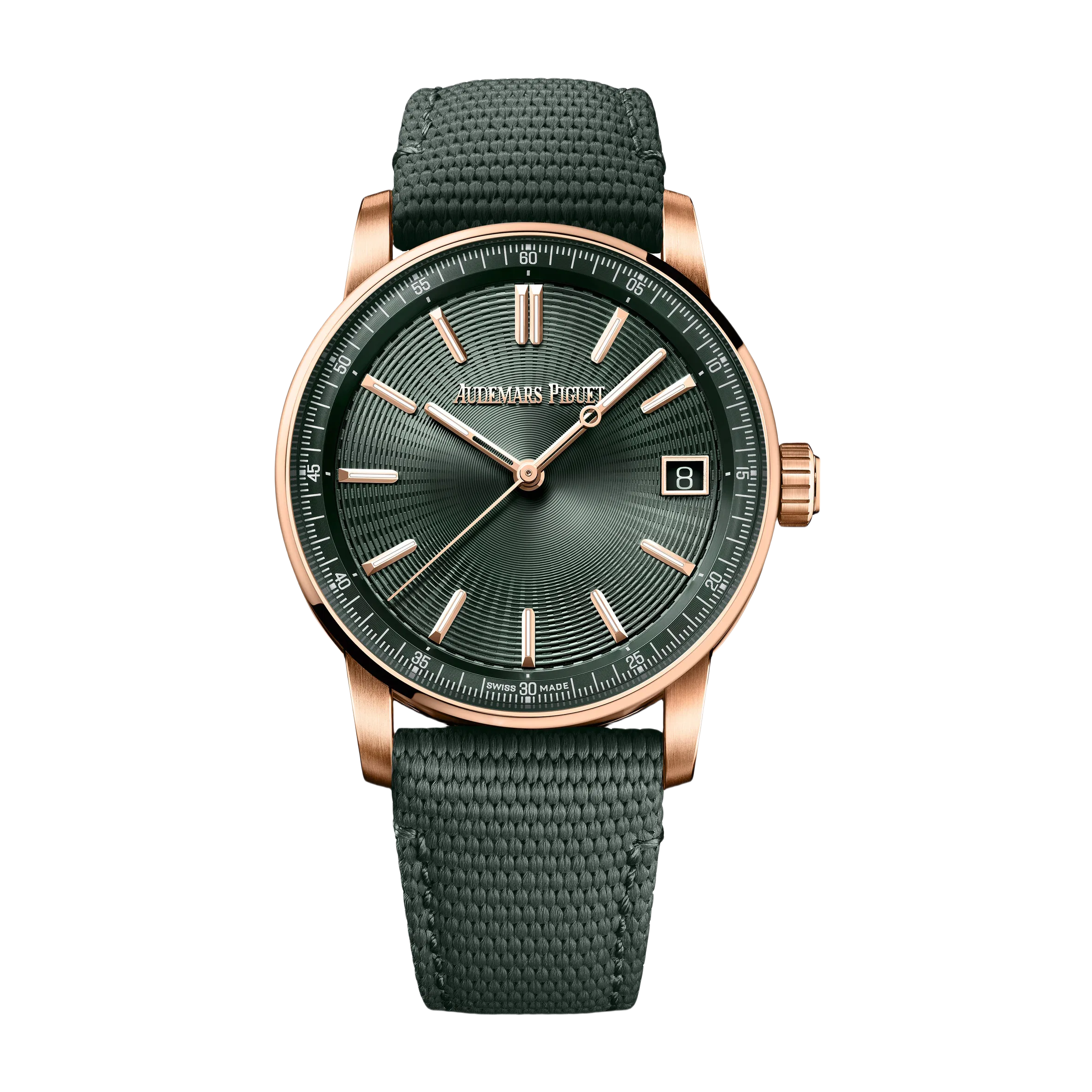 EEC7F8BB-1A0A-91A5-3487-42D6EED041DD.png Audemars Piguet Code 11.59 Selfwinding 41mm Pink Rose Gold Green Dial | 15210OR.OO.A056KB.01 - Image 1