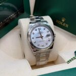 Rolex  Datejust 41 Mother of Pearl Diamond Stainless Steel Fluted Oyster - 126334 - Image 4