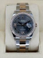 Rolex  Datejust 36mm 126281 Slate Dial Oyster Bracelet - Image 3
