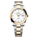 Rolex Datejust 41mm 126303 White Index Oyster Steel and Yellow Gold Mens Watch