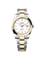 Rolex Datejust 41mm 126303 White Index Oyster Steel and Yellow Gold Mens Watch
