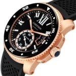 Cartier Calibre Rose Gold Black 42mm - Image 5