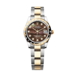 Rolex Datejust m278343 31mm Black Mother-of-Pearl Dial Yellow Rolesor Oyster Watch