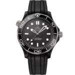 Omega Seamaster Diver 300M 43.5mm Black Dial Black ceramic Strap 210.92.44.20.01.001