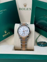 Rolex Datejust m278271-0015/0016 Silver 31mm Dial Oyster Bracelet Watch - Image 3