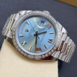 Rolex Day-Date 40mm 228396TBR-0030 Ice Blue Roman Dial - Image 9