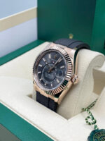 Rolex  Sky-Dweller 42mm Rose Gold Slate Dial Oysterflex - 336235 - Image 4