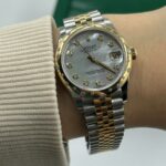 Rolex Datejust m278343 31mm White Mother-of-Pearl Dial Yellow Rolesor Jubilee Watch - Image 17