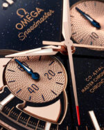 Omega Speedmaster Chrono Chime 45mm Blue Dial Sedna™ 18k Rose Gold Bracelet 522.50.45.52.03.001 - Image 4