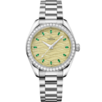 Omega Seamaster Aqua Terra 150M 34 mm Green Dial with Diamonds Canopus Gold™ Bracelet 220.55.34.20.60.002