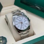 Rolex  Datejust 41mm 126300 White Index Oyster Stainless Steel Watch - Image 5