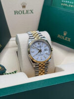 Rolex  Datejust 36mm 126233 White Index Dial Two-Tone Jubilee Bracelet Watch - Image 5
