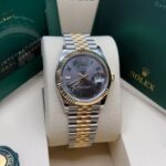 Rolex  Datejust 36mm 126233 Wimbledon Slate Dial Oyster Bracelet Watch - Image 4