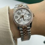 Rolex Datejust m278381-0031/0032 Silver Floral Motif Diamond Dial Diamond-Set Bezel 31mm - Image 20