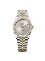 Rolex  Datejust 36mm 126283 Silver Dial Diamond Bezel Jubilee Bracelet Watch