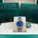Rolex Datejust m278344-0037/0038 Blue Floral Motif Dial 31mm Oyster - Image 10