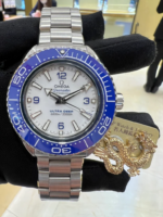 Omega Seamaster Planet Ocean 6000M 45.5mm White Dial O‑MEGASTEEL Bracelet 215.30.46.21.04.001 - Image 9