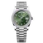 Rolex Day-Date 40mm 228396TBR-0020 Green Roman Dial
