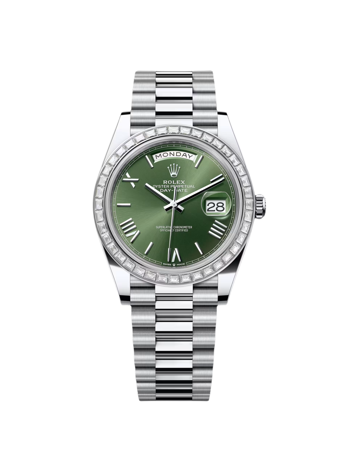 F30C2A9D-6277-CB97-3CE9-6B90FDA2D09E.png Rolex Day-Date 40mm 228396TBR-0020 Green Roman Dial - Image 1