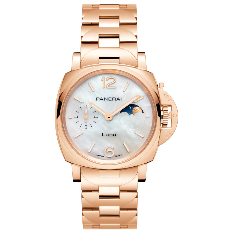 F3126536-4C82-ECC7-FF14-3C3750AE3CFC.avif Panerai Luminor Due Luna TuttoOro 38mm PAM01504 - Image 1