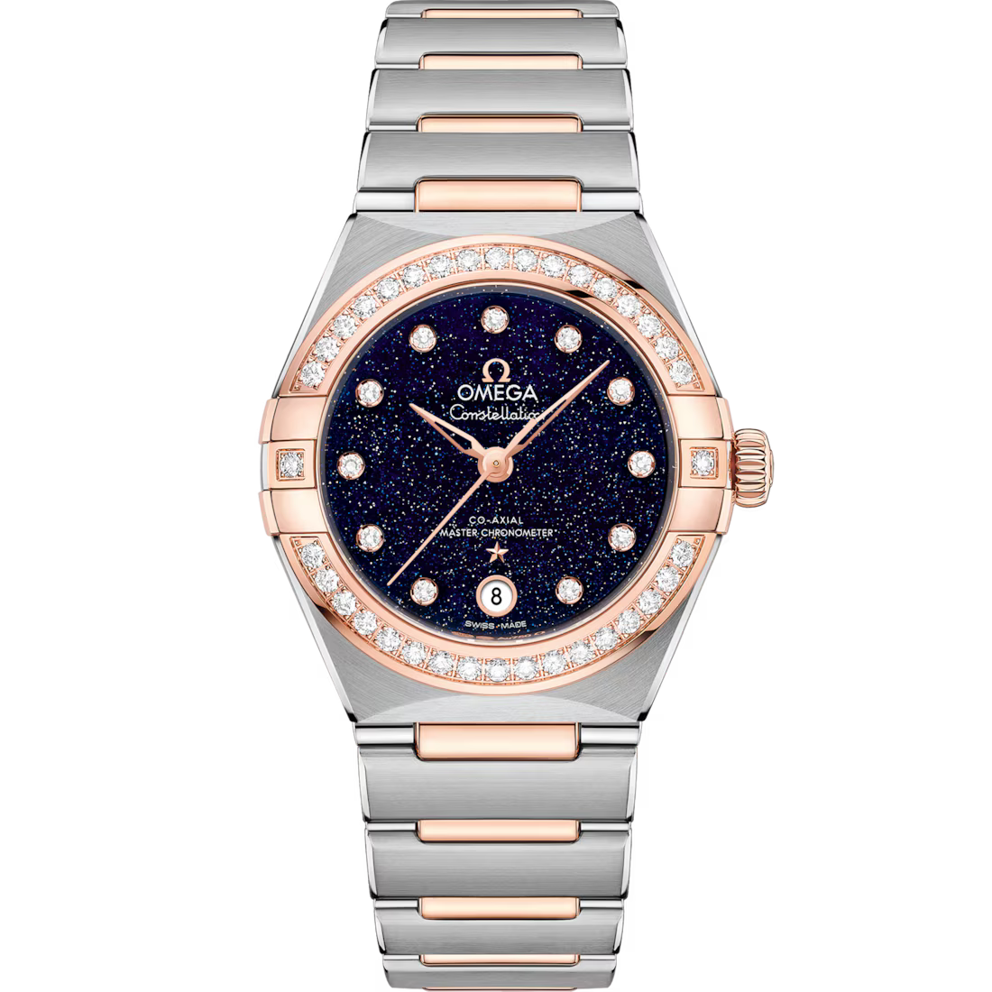 F31AE8FC-5635-0652-F022-A85F4067A323.avif Omega Constellation Ladies' Selection 29mm steel ‑ Sedna™ gold on steel ‑ Sedna™ gold 131.25.29.20.53.002 - Image 1
