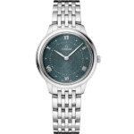Omega De Ville Prestige 30 mm Green Dial Stainless Steel Bracelet 434.10.30.60.10.001