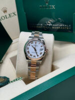 Rolex Datejust m278271-0001/0002 White 31mm Dial Oyster Bracelet Watch - Image 8