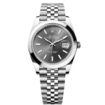 Rolex Datejust 41mm 126300 Slate Index Jubilee Stainless Steel Watch