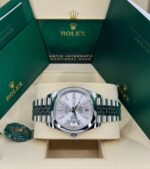 Rolex Datejust 41mm 126300 Silver Index Jubilee Stainless Steel Watch - Image 4