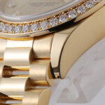 Rolex Lady-Datejust 28mm 279138RBR Champagne Diamond Dial and Diamond Bezel Yellow Gold Bracelet - Image 13