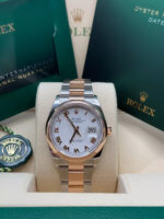 Rolex  Datejust 36mm 126201 White Dial Oyster Bracelet Watch - Image 3
