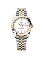 Rolex Datejust 41mm 126303 White Index Oyster Steel and Yellow Gold Mens Watch - Image 2
