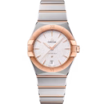 Omega Constellation 36mm Silver Dial Stainless Steel and Sedna™ 18k Rose Gold Bracelet 131.20.36.60.02.001