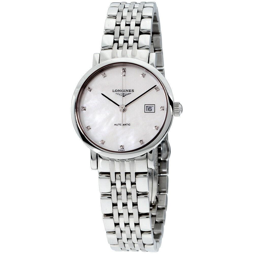F5891355-31F0-66CF-0247-358E47F3B847.jpg Longines Women's L43104876 Elegant Stainless Steel Watch - Image 1