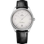 Omega De Ville Trésor 40mm Silver Dial with Diamonds Stainless Steel Strap 435.18.40.21.02.001