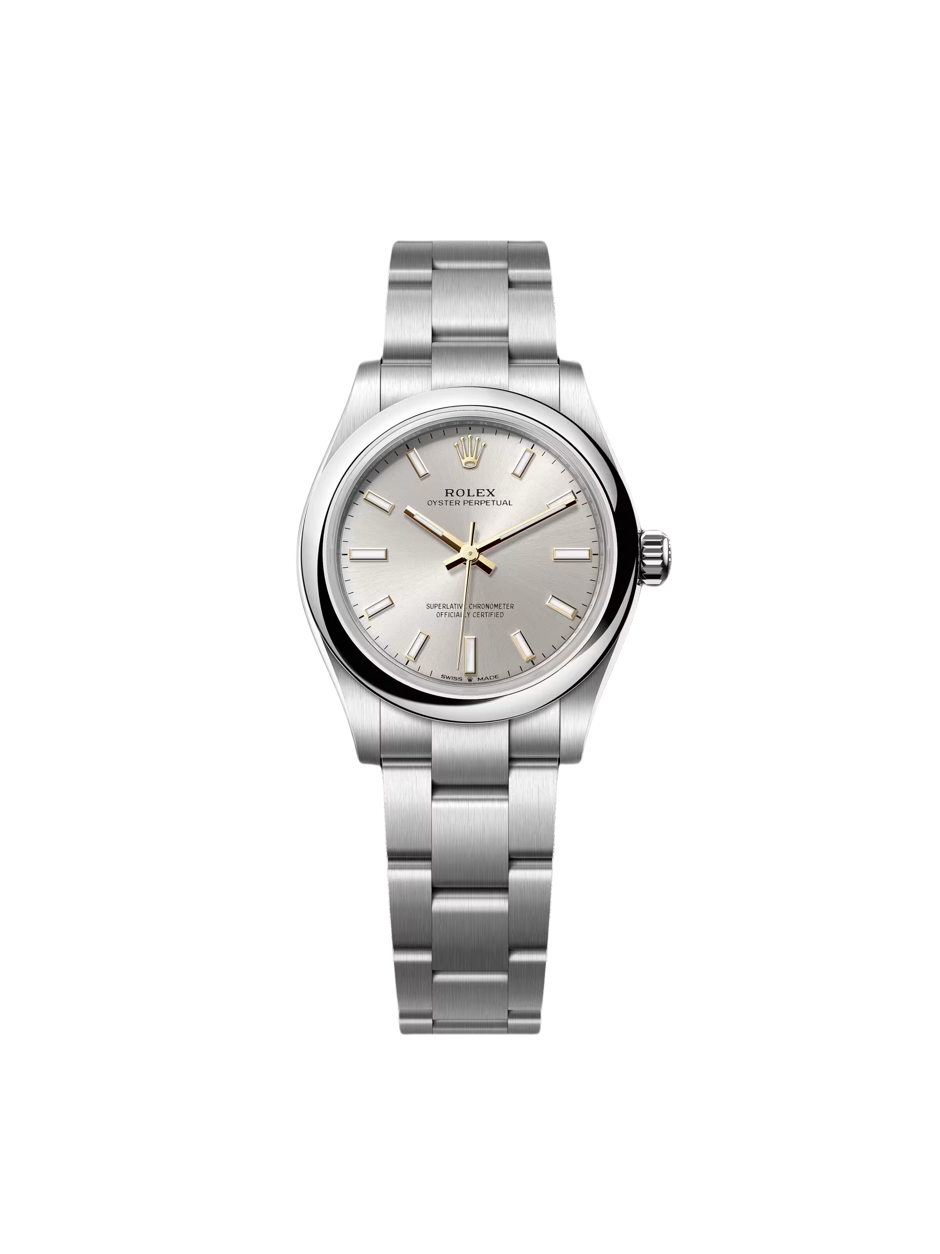 F5E7441D-0E9C-D72B-FD69-4931156E9BD6.png Rolex Oyster Perpetual 31mm 277200-0001 Silver Dial Oyster Bracelet Watch - Image 1