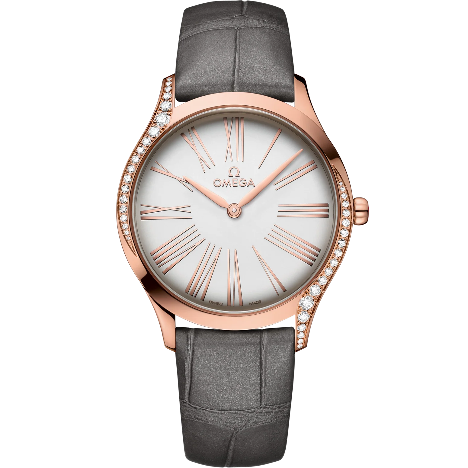 F5E81729-5995-9D92-523A-44CD2ADA2434.png Omega De Ville Trésor 36mm Silver Dial with Diamonds Sedna™ 18k Rose Gold Strap 428.58.36.60.02.001 - Image 1